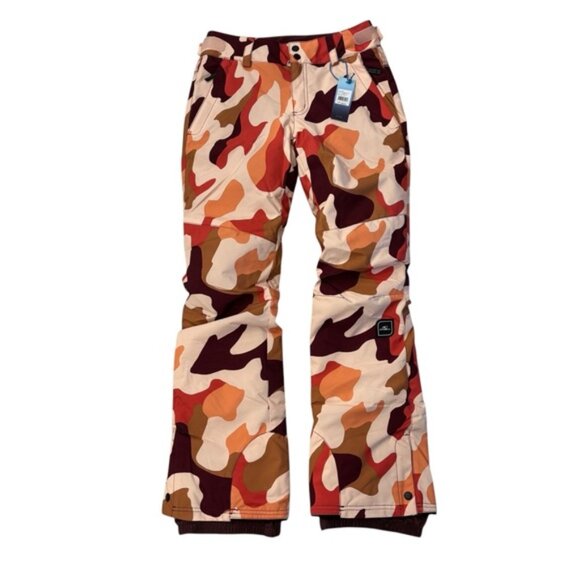 NWT O'NEILL Girls Charm printed Snow Pants Purple Hiking Camo Size 12 Snowboard - Picture 8 of 12